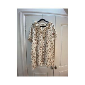 MADEWELL floral mini dress XXL